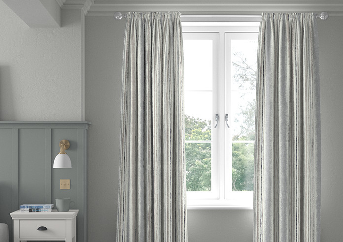 Guarda Stripe, Grey - Made to Measure Curtains - Image 3